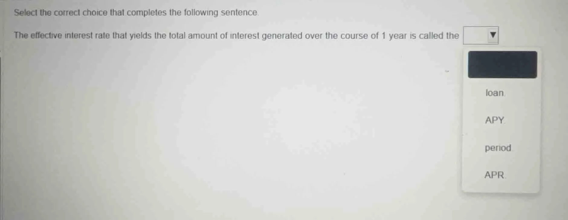 select the correct choice that completes the following sentence. the ef…
