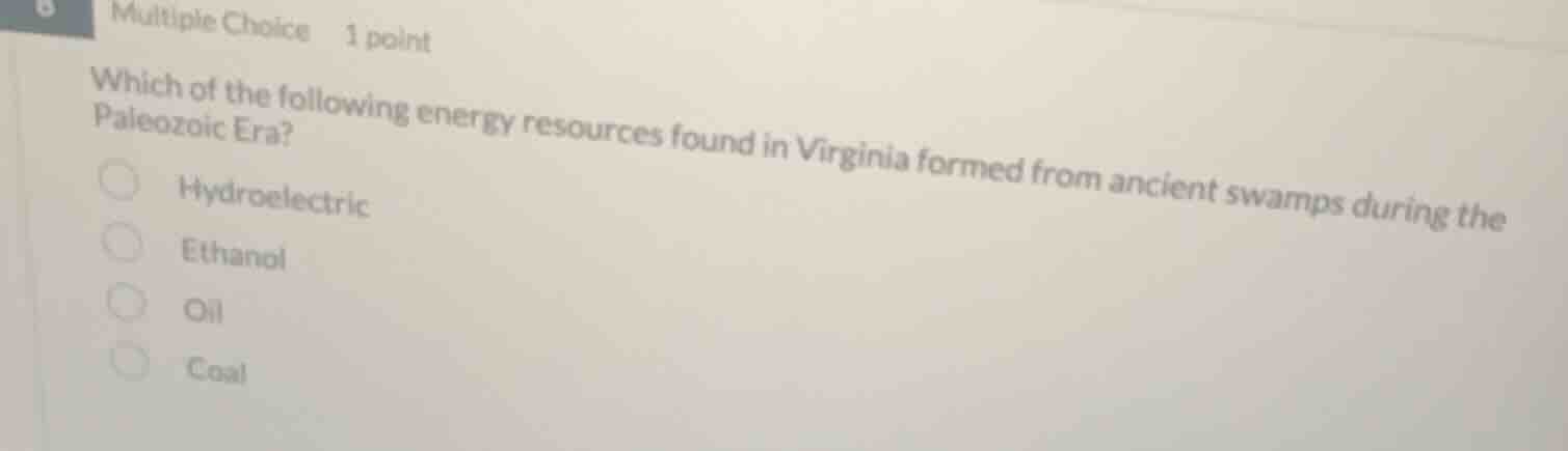 multiple choice 1 point which of the following energy resources found i…