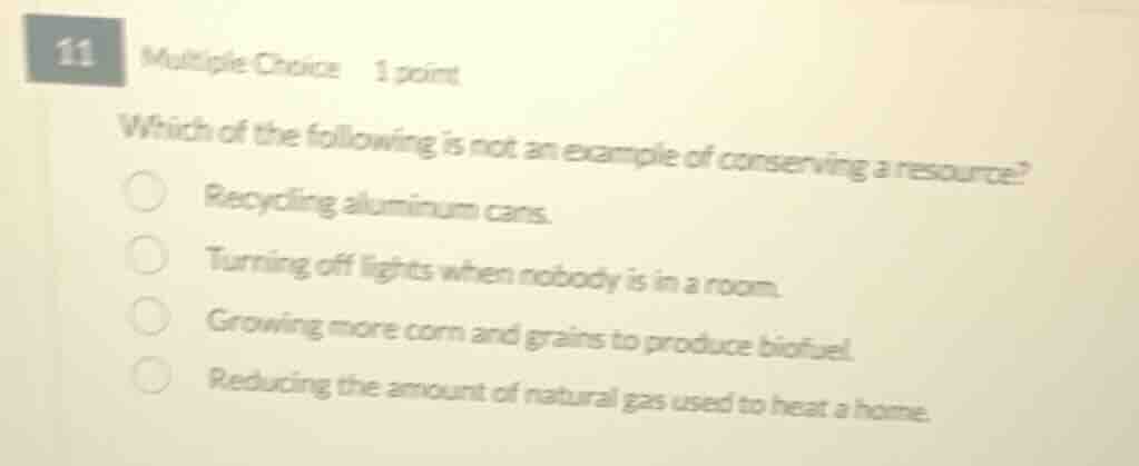 11 multiple choice 1 point which of the following is not an example of …