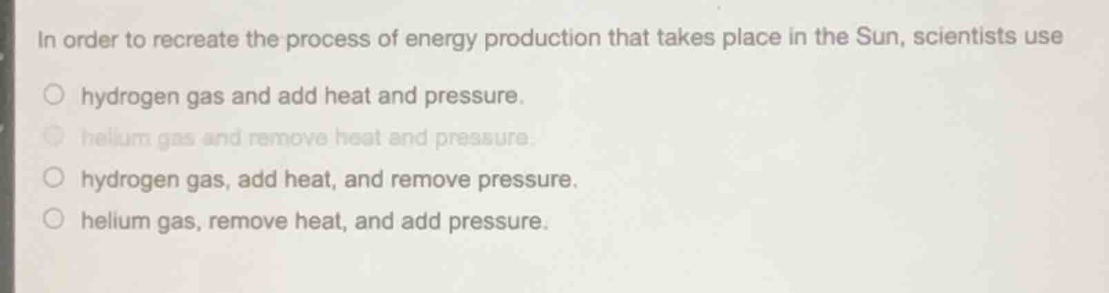 in order to recreate the process of energy production that takes place …