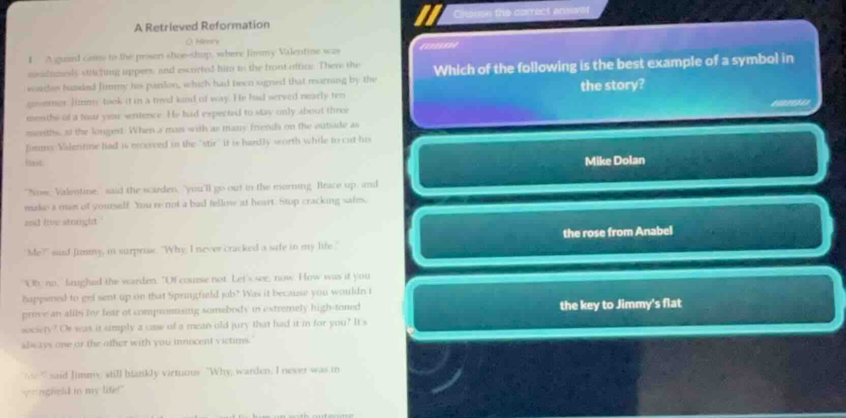 a retrieved reformation 1 a guard came to the prison shoe - shop, where…