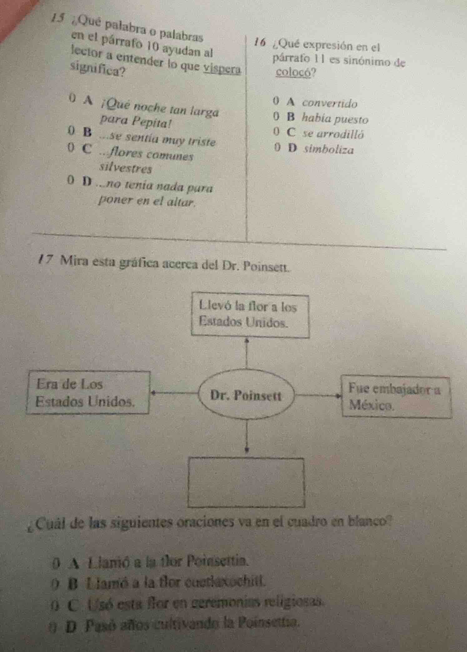 15 ¿qué palabra o palabras en el párrafo 10 ayudan al lector a entender…