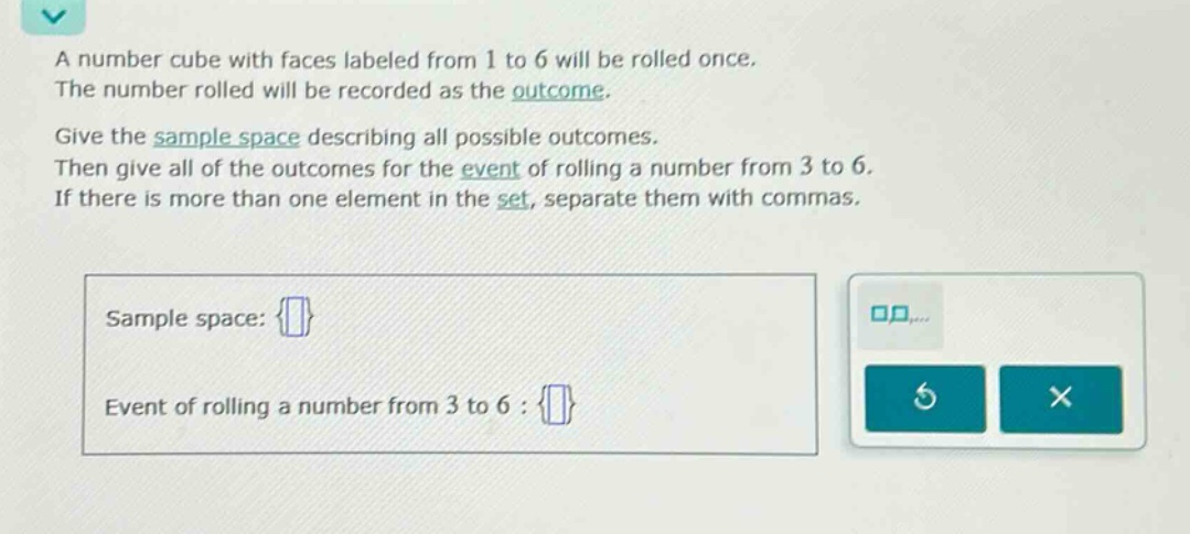 a number cube with faces labeled from 1 to 6 will be rolled once. the n…