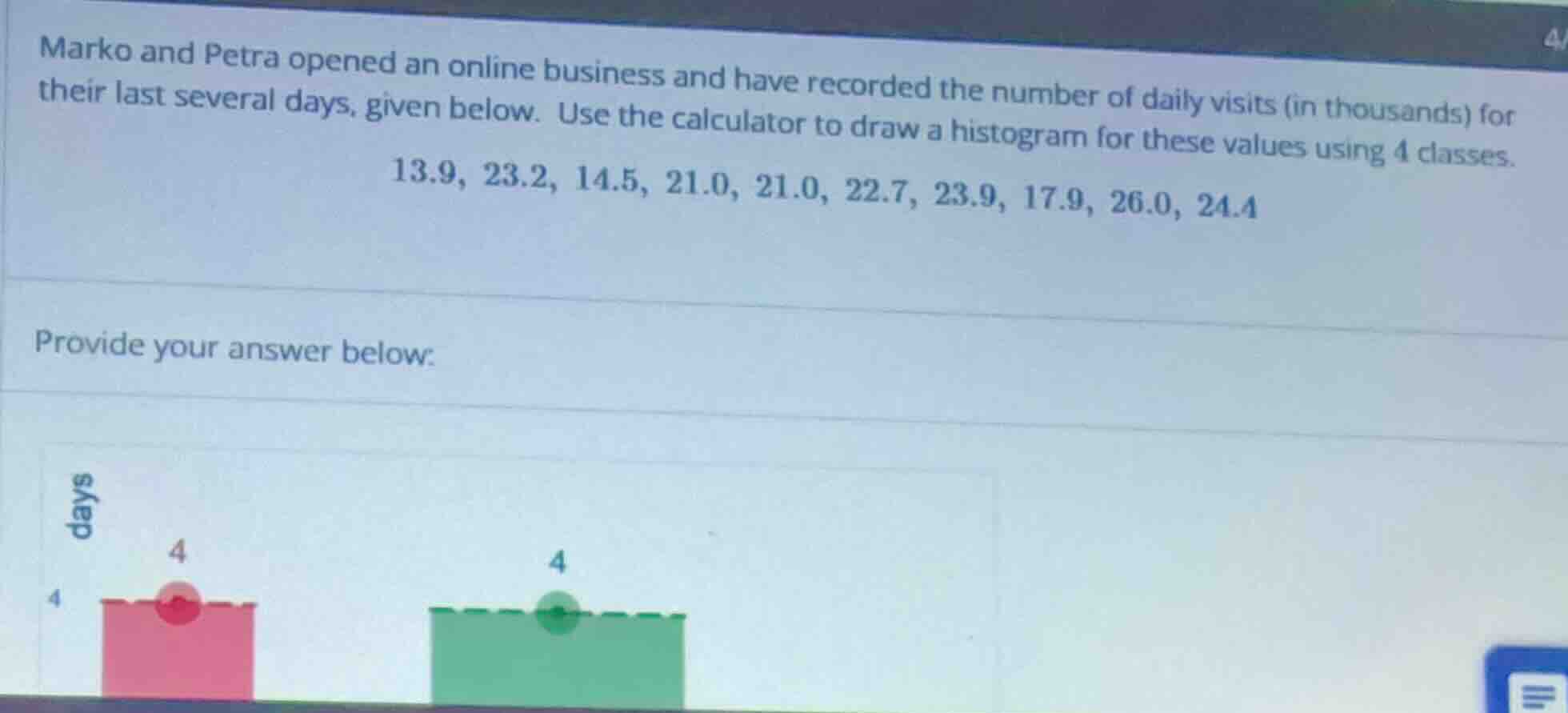 marko and petra opened an online business and have recorded the number …