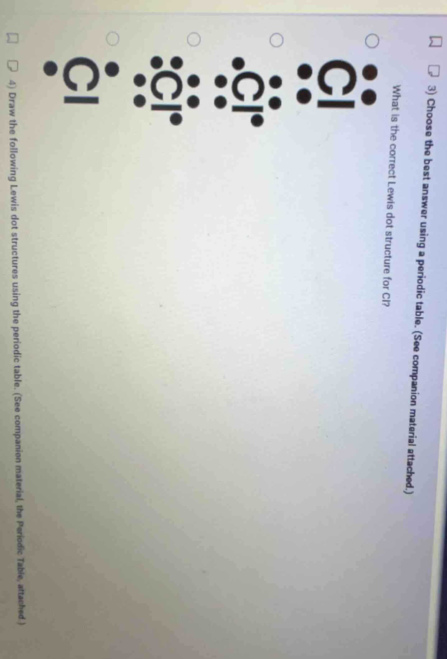 3) choose the best answer using a periodic table. (see companion materi…