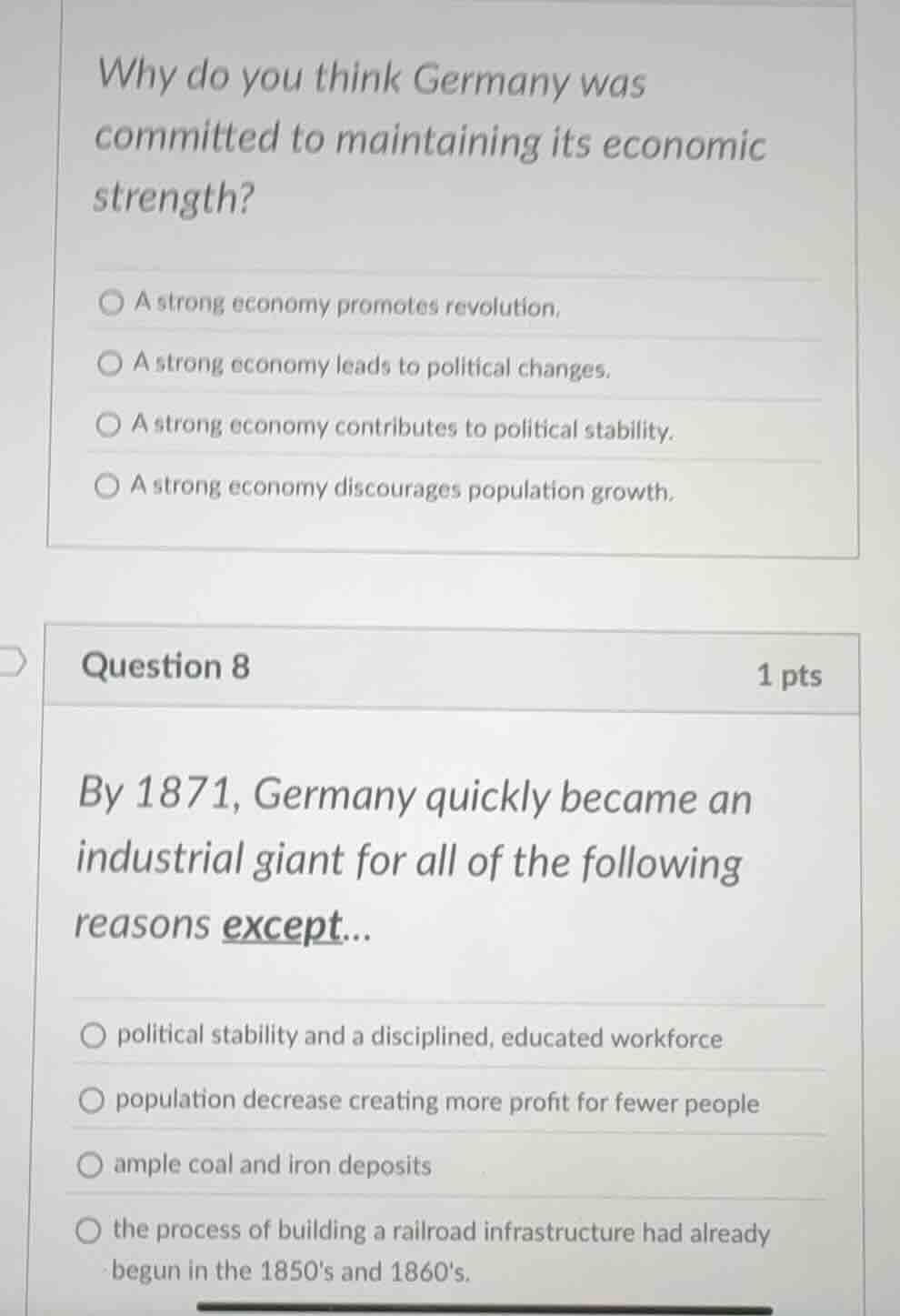 why do you think germany was committed to maintaining its economic stre…