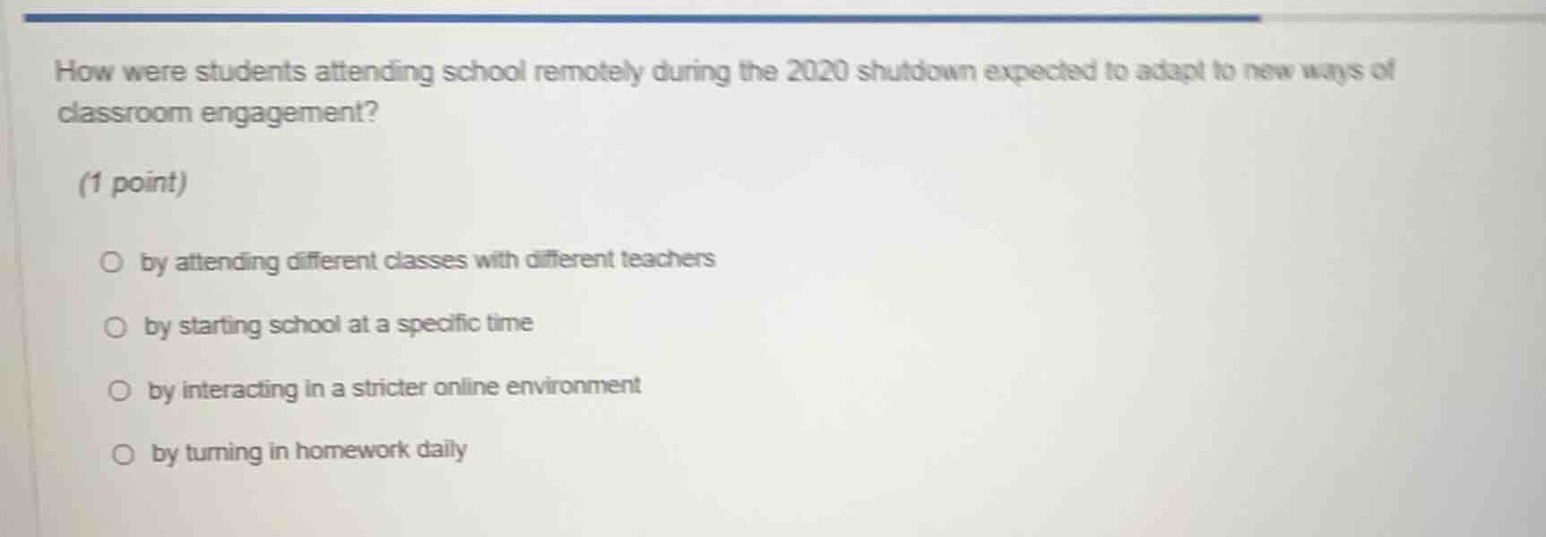 how were students attending school remotely during the 2020 shutdown ex…