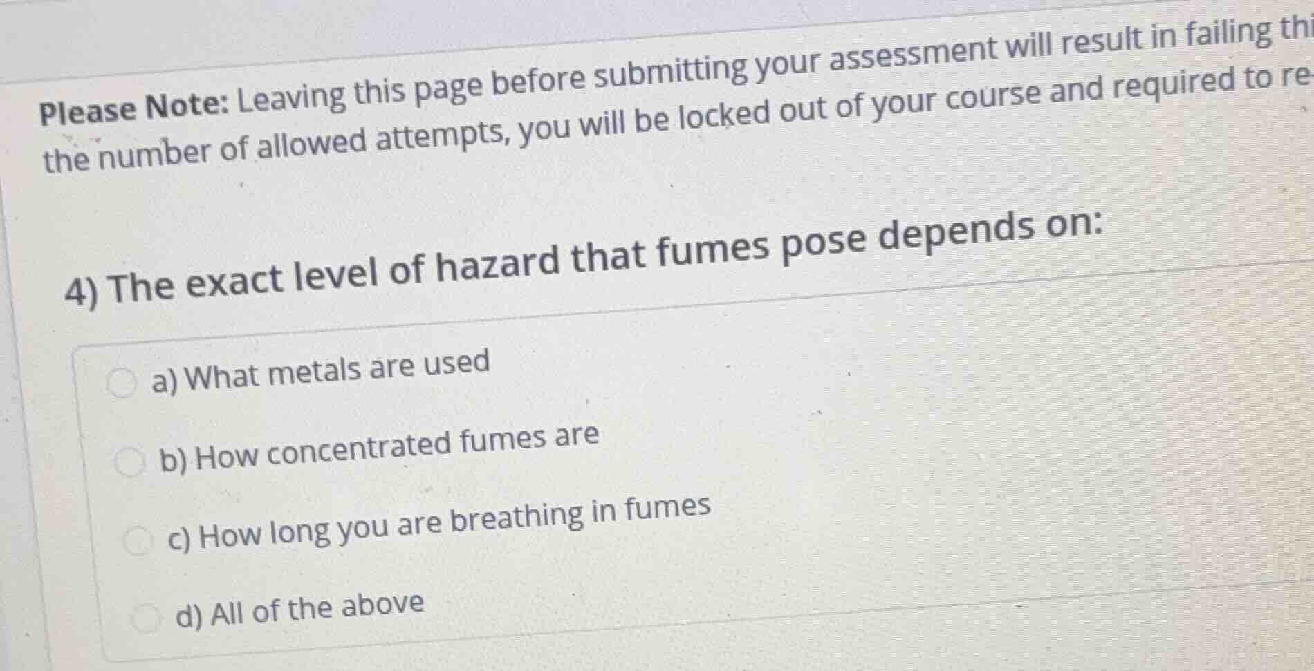 please note: leaving this page before submitting your assessment will r…