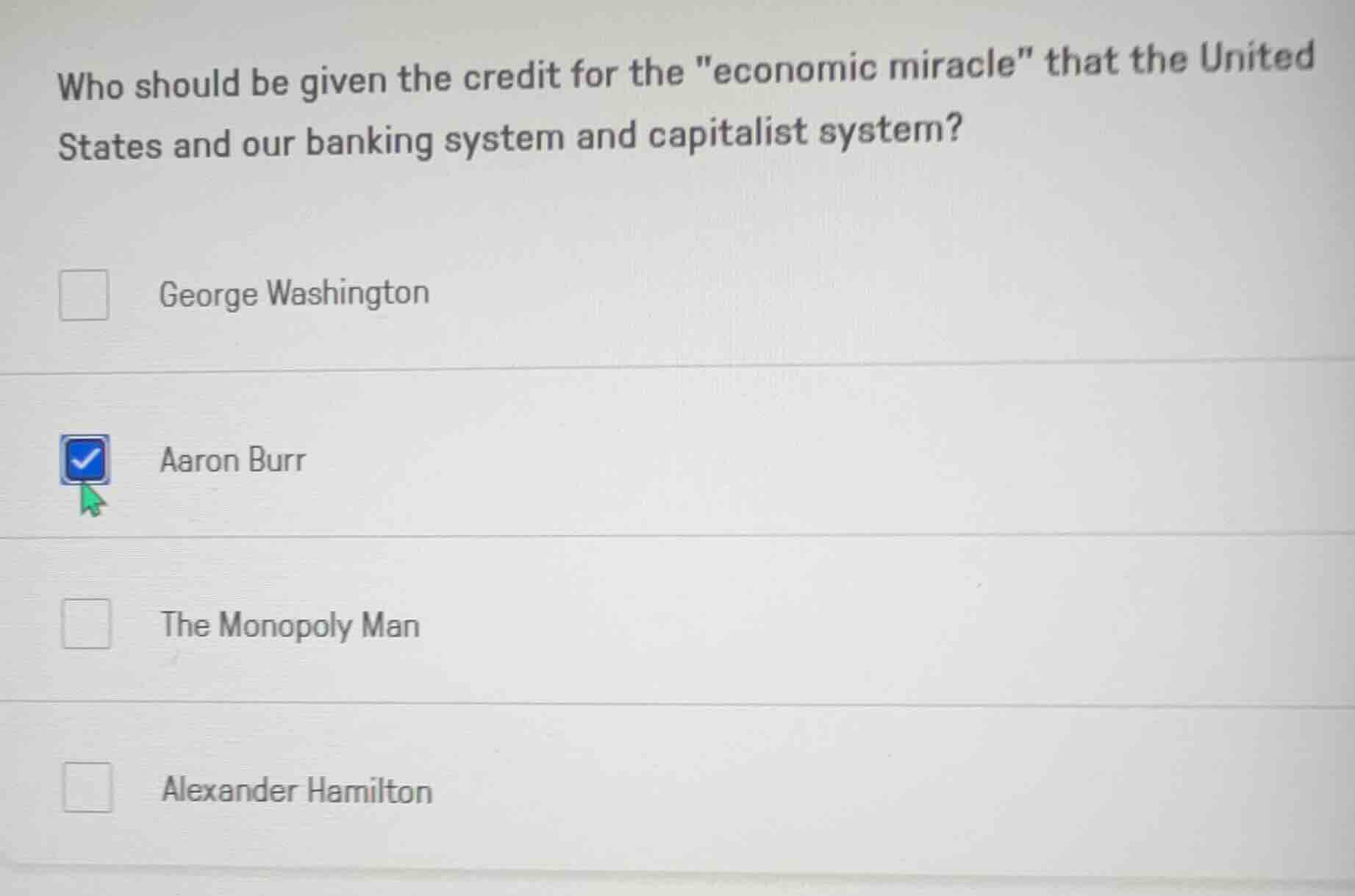 who should be given the credit for the \economic miracle\ that the unit…