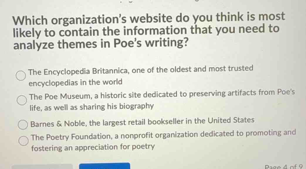 which organization’s website do you think is most likely to contain the…
