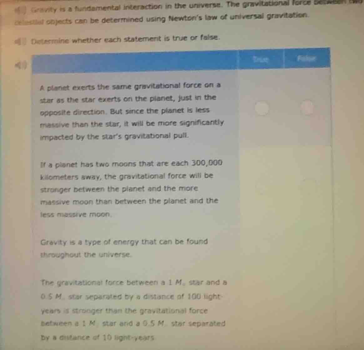 gravity is a fundamental interaction in the universe. the gravitational…