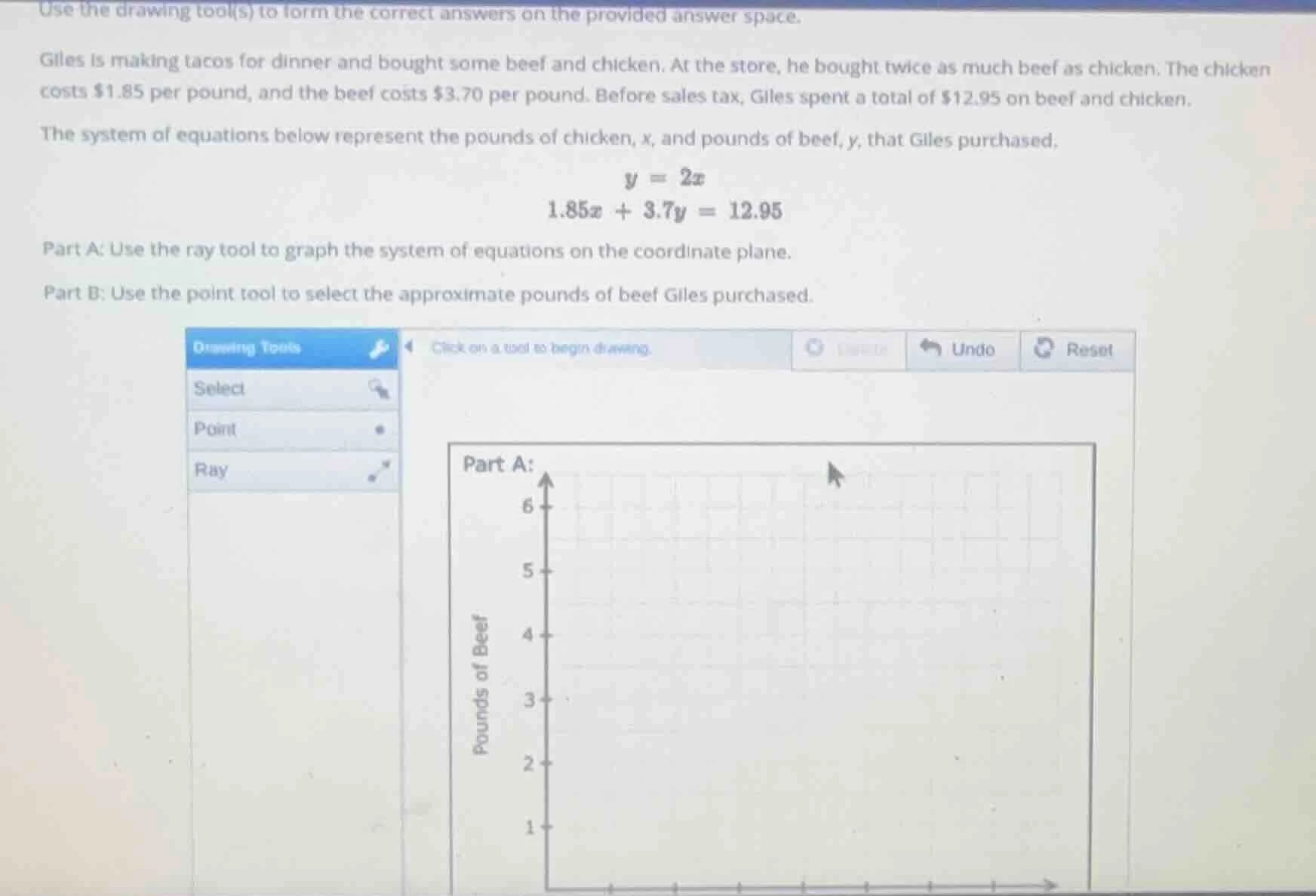 use the drawing tool(s) to form the correct answers on the provided ans…