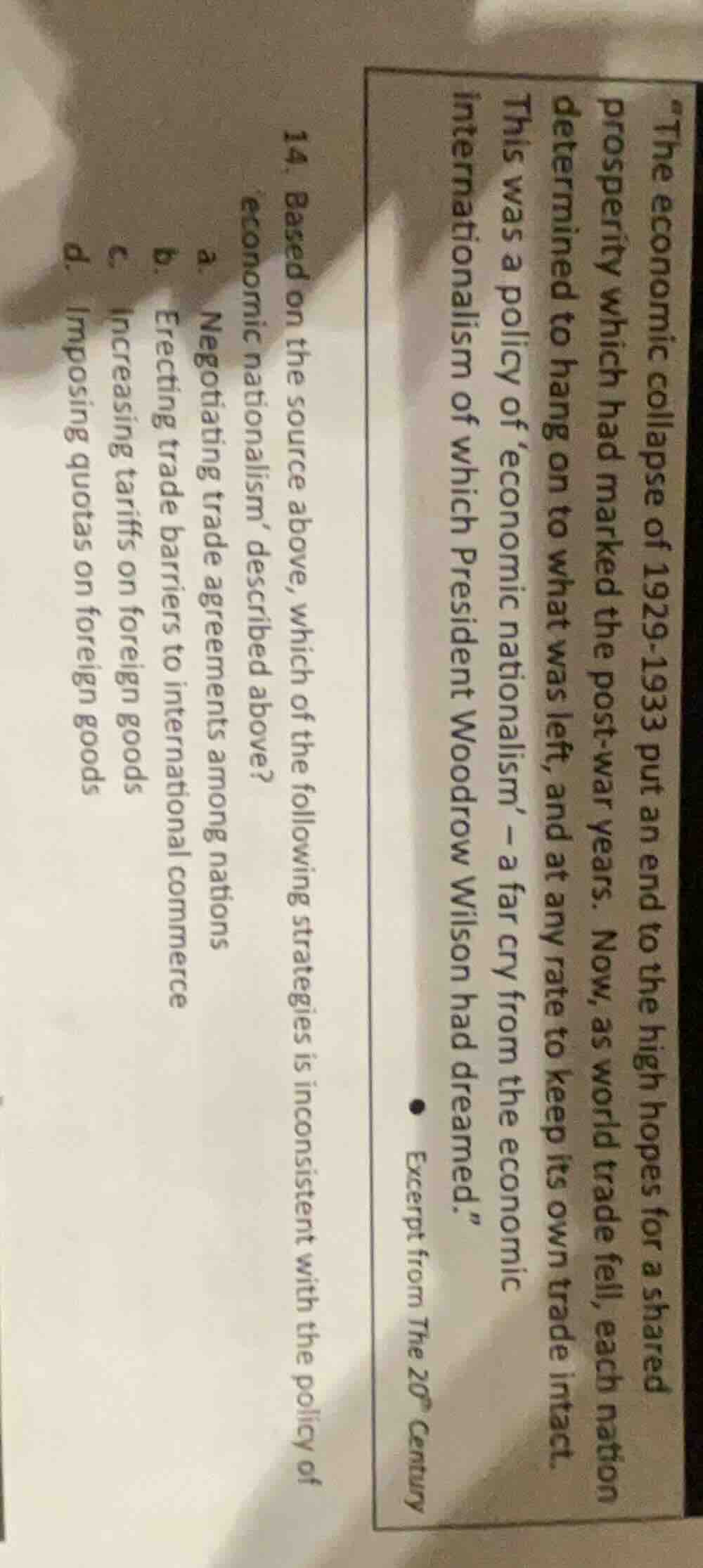 14. based on the source above, which of the following strategies is inc…