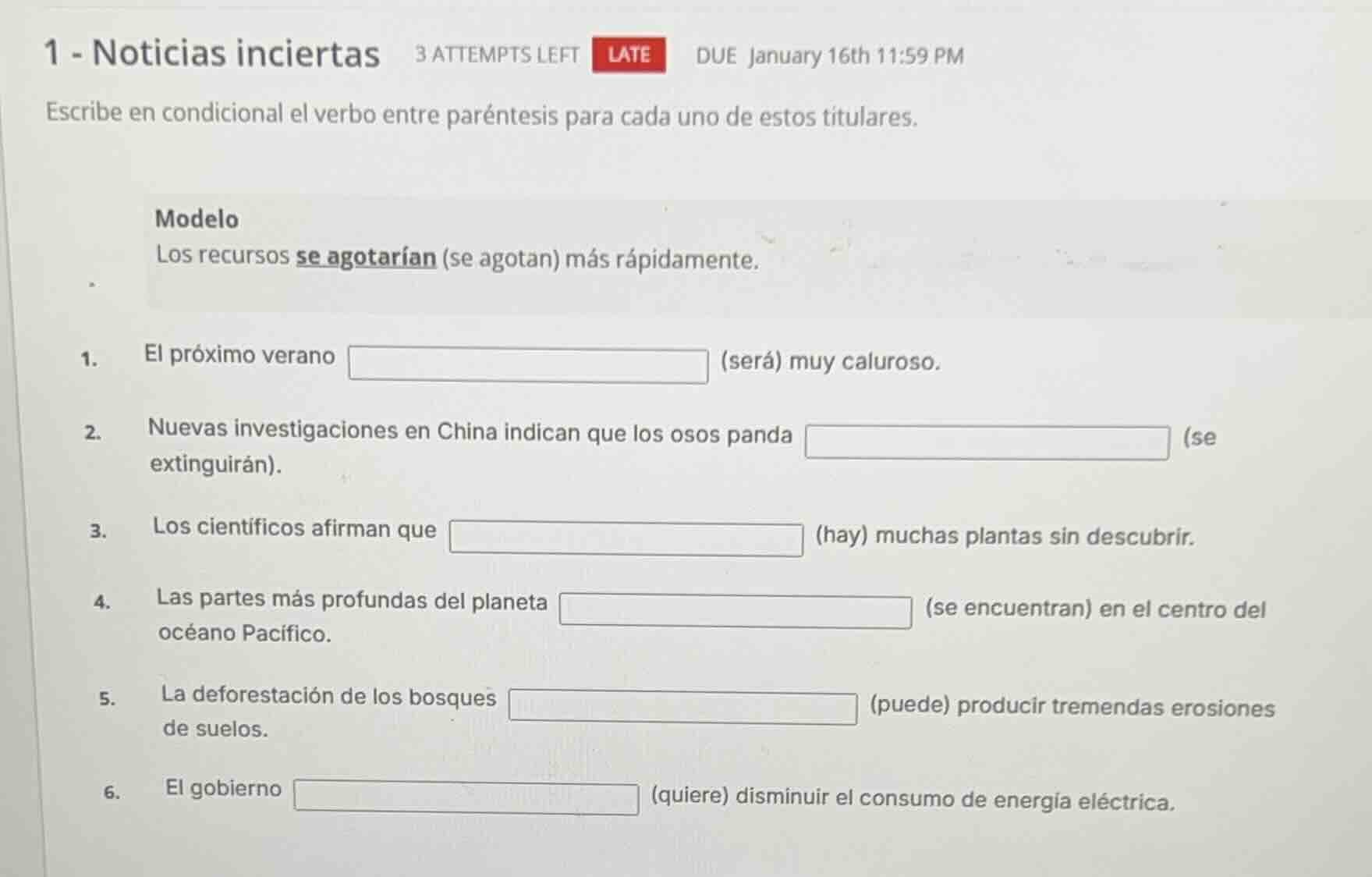 1 - noticias inciertas 3 attempts left late due january 16th 11:59 pm e…