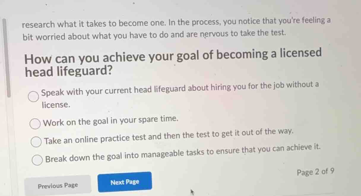 research what it takes to become one. in the process, you notice that y…