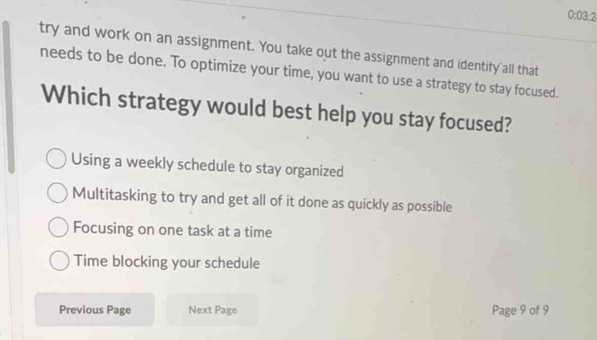 try and work on an assignment. you take out the assignment and identify…