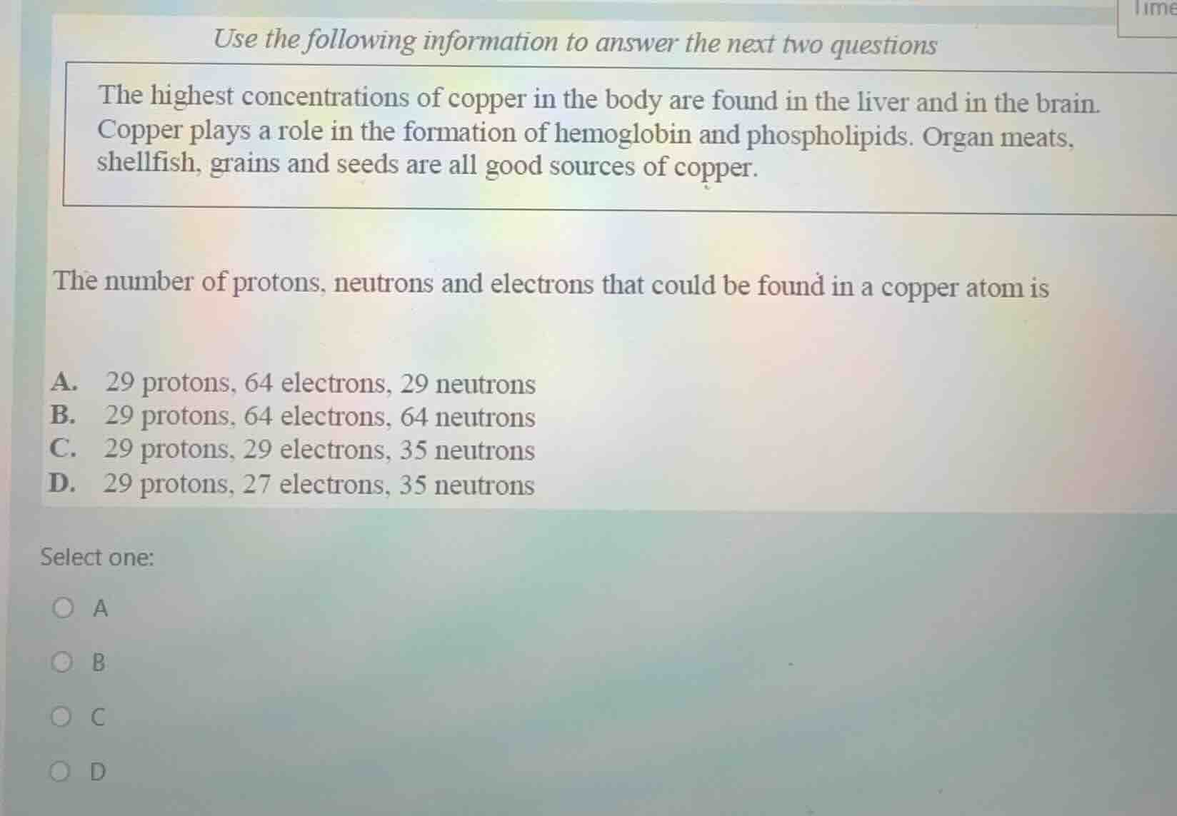 use the following information to answer the next two questions the high…