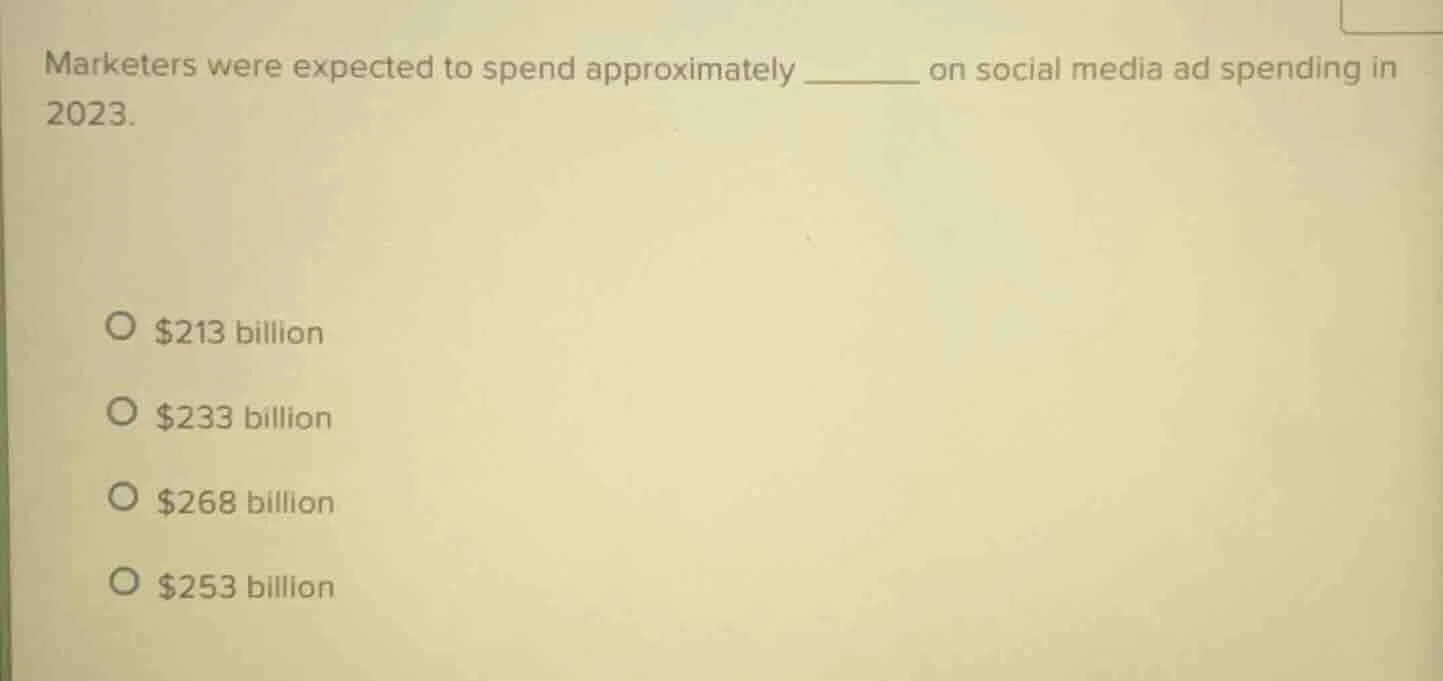marketers were expected to spend approximately ______ on social media a…