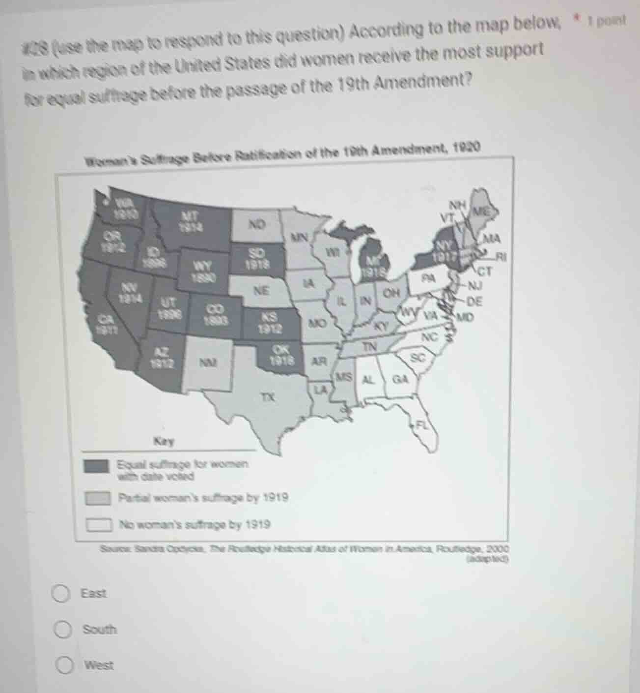#28 (use the map to respond to this question) according to the map belo…
