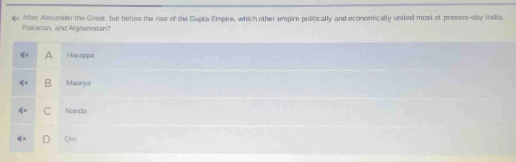 after alexander the great, but before the rise of the gupta empire, whi…