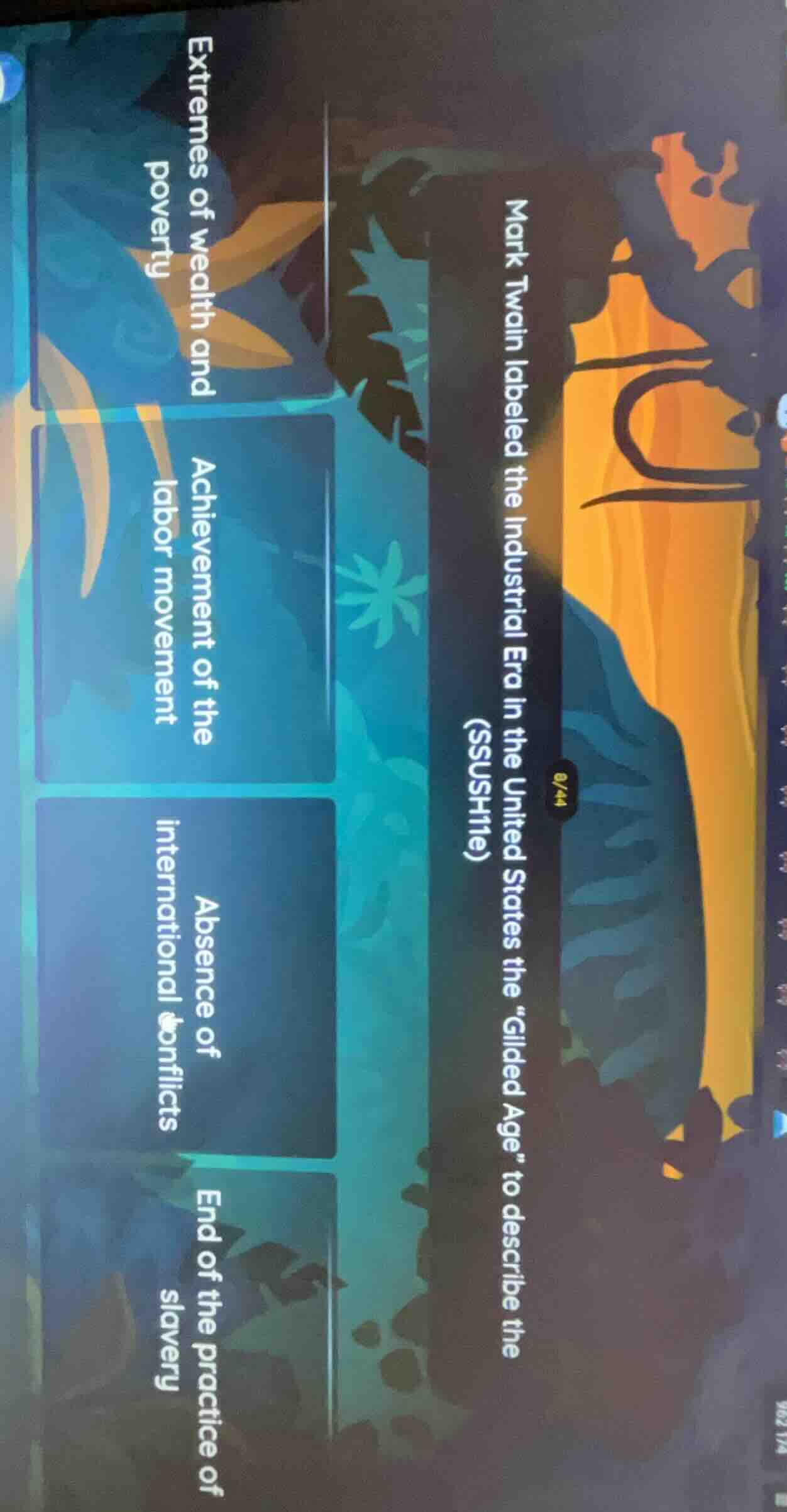 mark twain labeled the industrial era in the united states the \gilded …