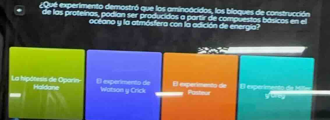 ¿qué experimento demostró que los aminoácidos, los bloques de construcc…