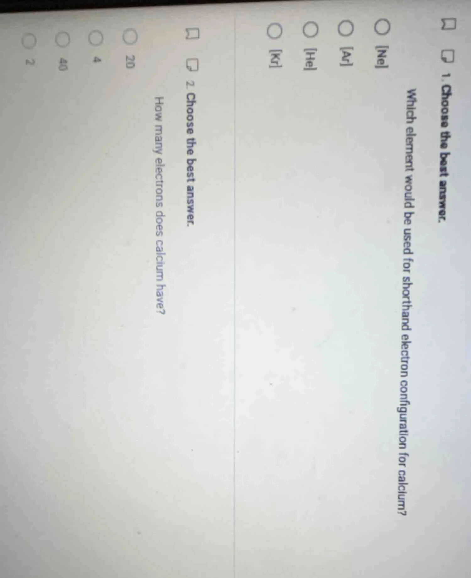 1. choose the best answer. which element would be used for shorthand el…