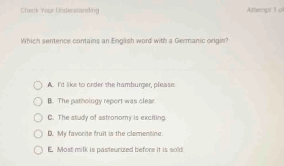 check your understanding attempt 1 o which sentence contains an english…