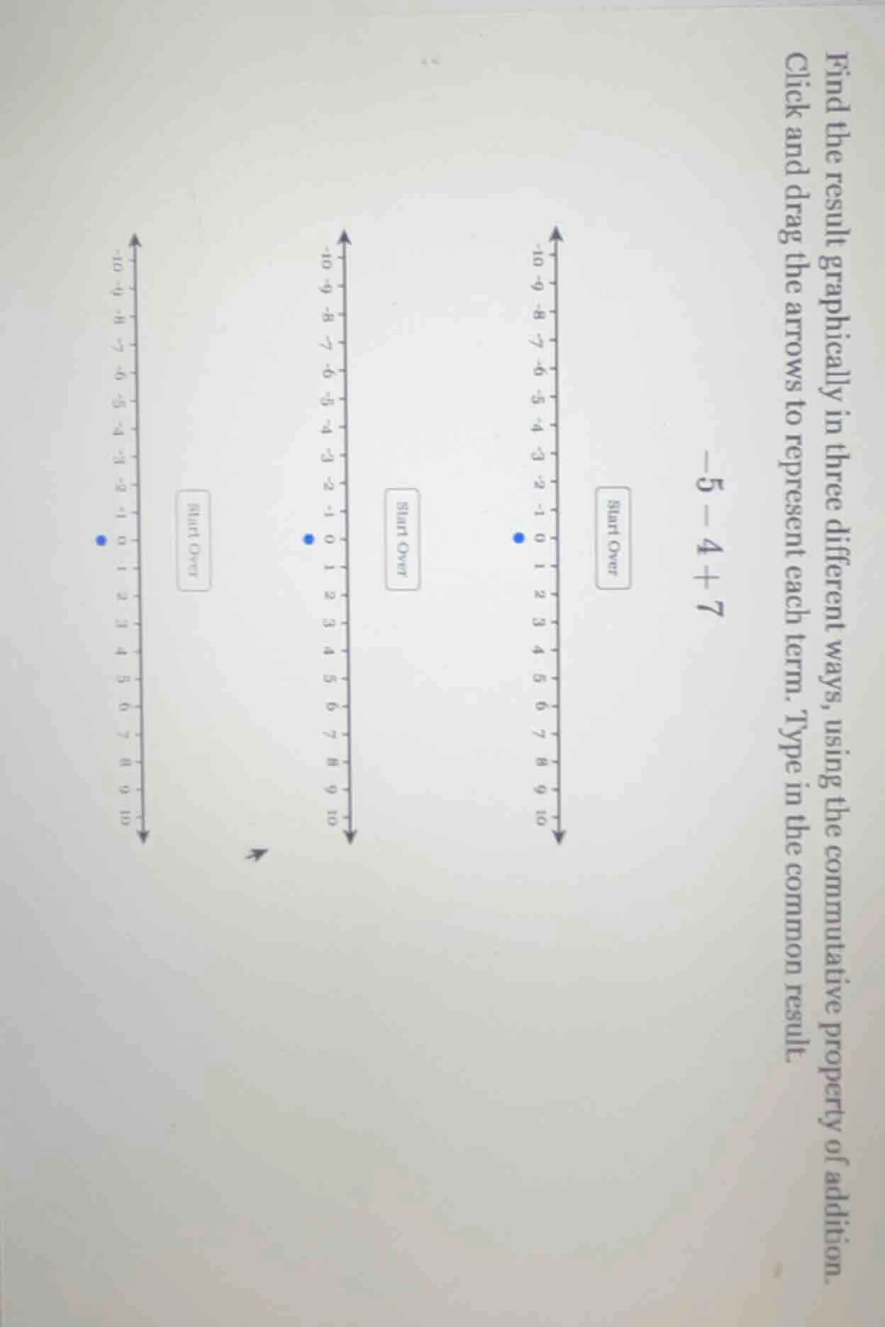 find the result graphically in three different ways, using the commutat…