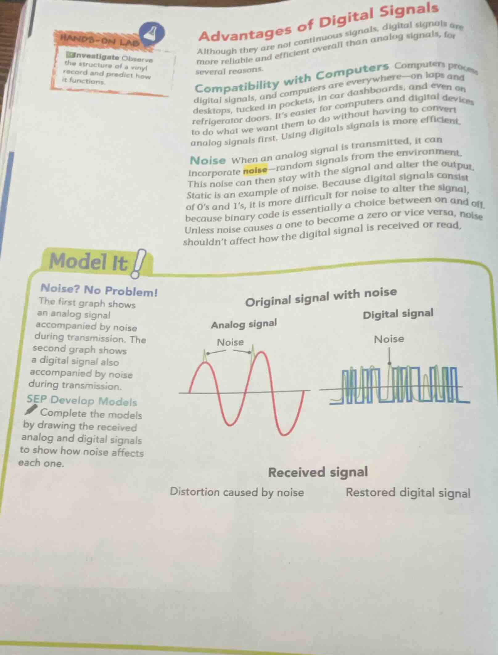 hands - on lab investigate observe the structure of a vinyl record and …