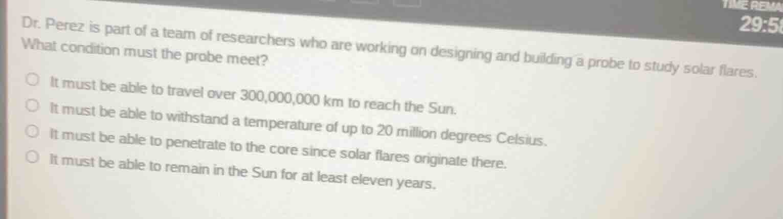 dr. perez is part of a team of researchers who are working on designing…