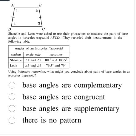shanelle and leon were asked to use their protractors to measure the pa…