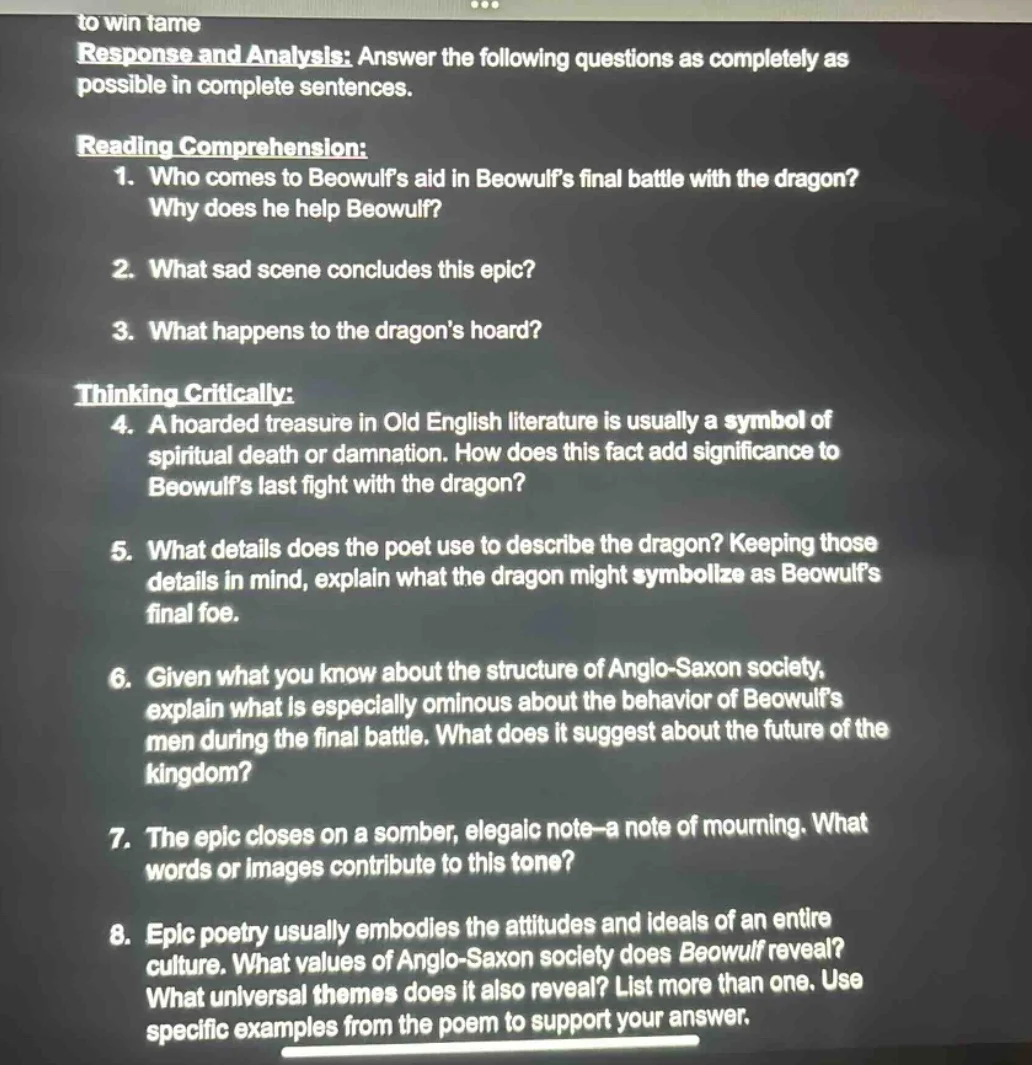 to win fame response and analysis: answer the following questions as co…