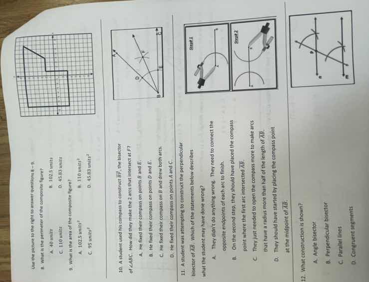 use the picture to the right to answer questions 8 – 10. 8. what is the…