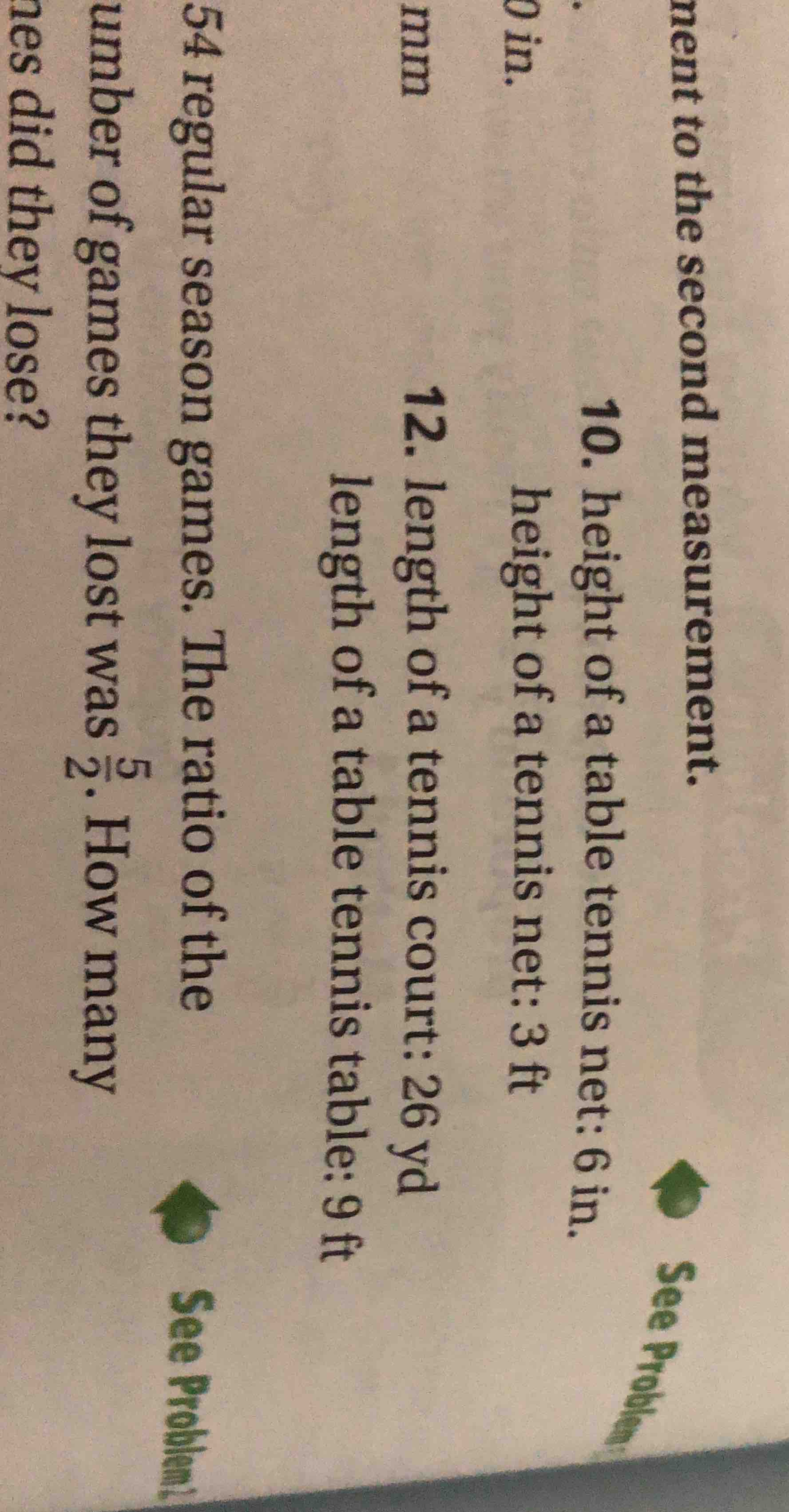 54 regular season games. the ratio of the number of games they lost was…