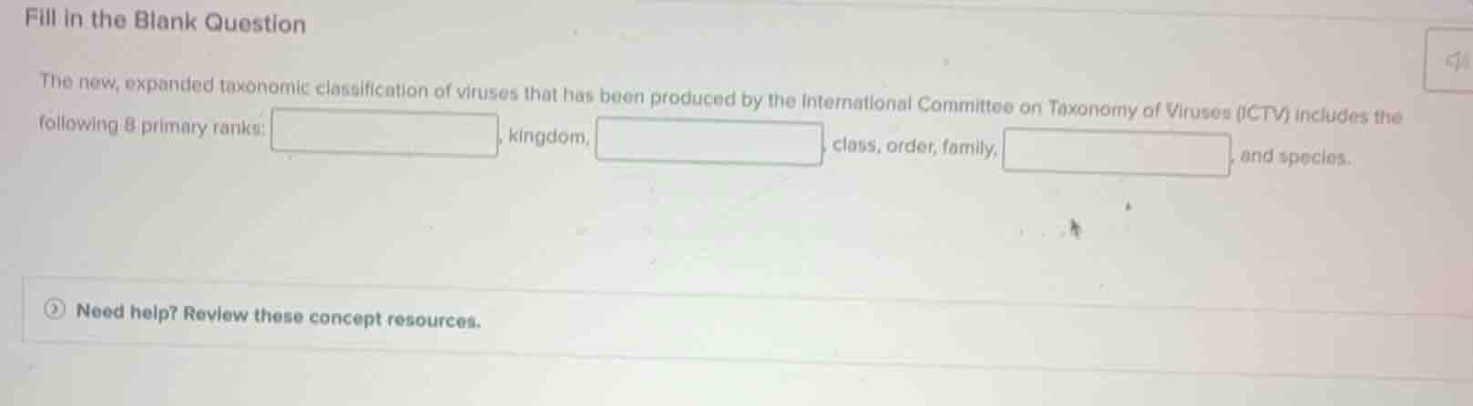 fill in the blank question the new, expanded taxonomic classification o…