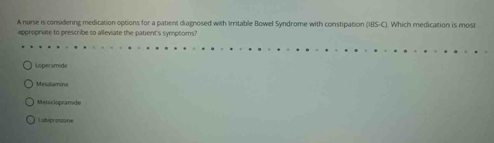 a nurse is considering medication options for a patient diagnosed with …