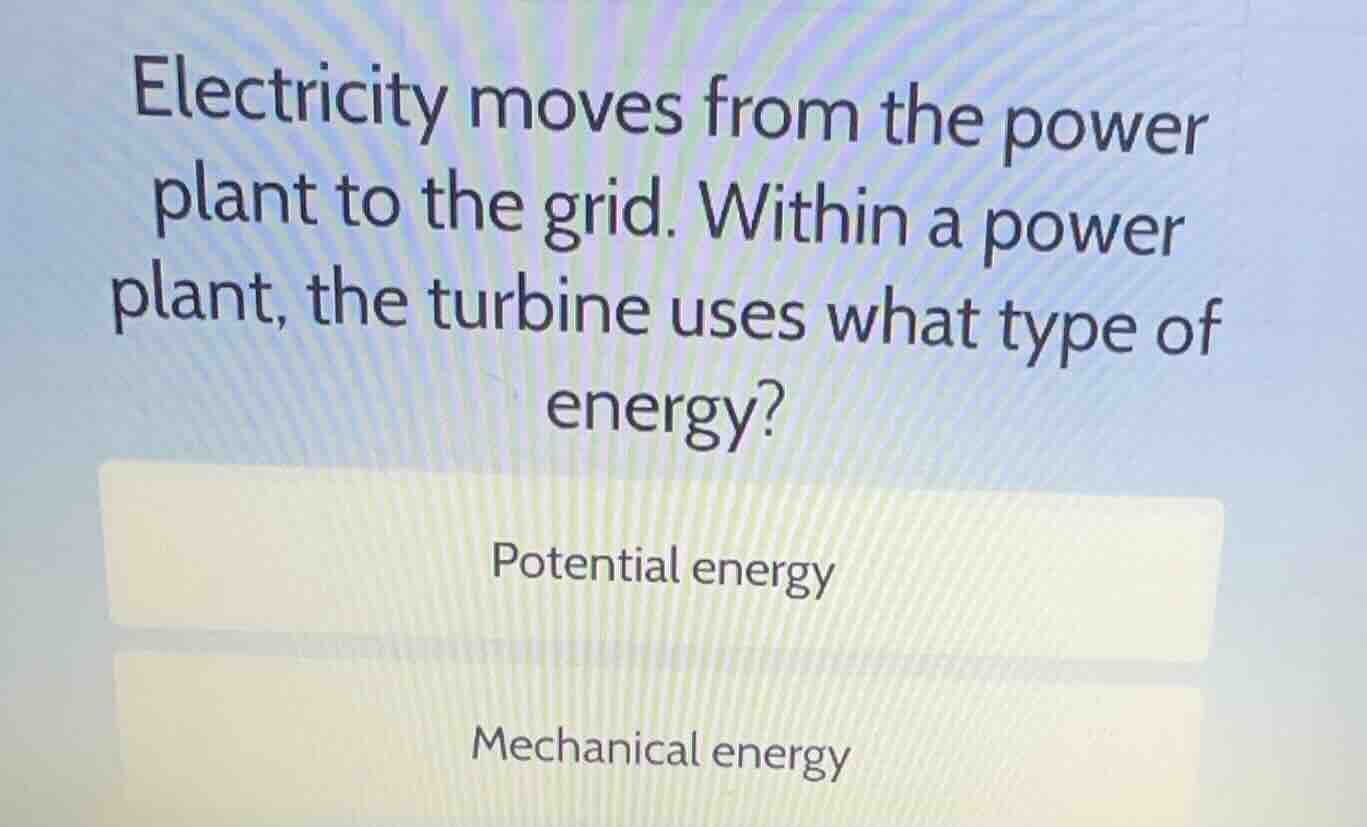 electricity moves from the power plant to the grid. within a power plan…