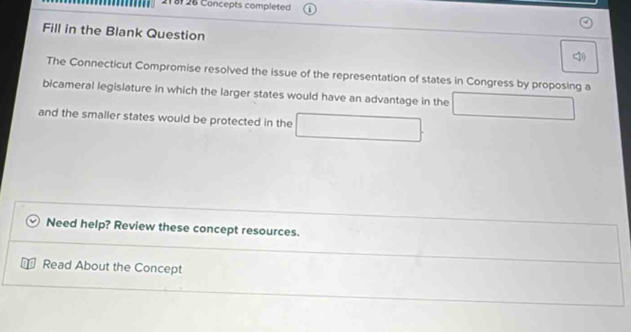 fill in the blank question the connecticut compromise resolved the issu…