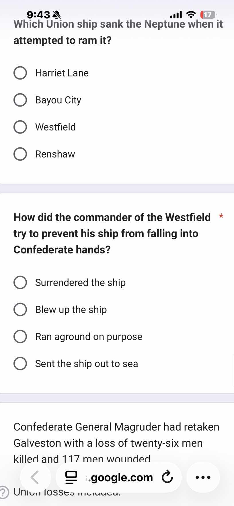 which union ship sank the neptune when it attempted to ram it? harriet …
