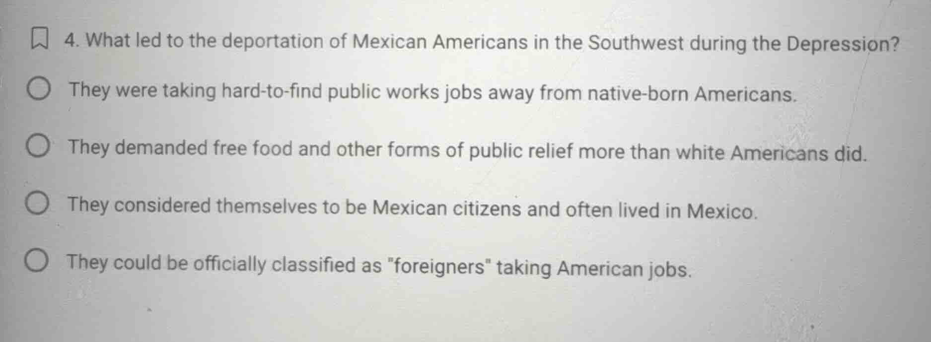 4. what led to the deportation of mexican americans in the southwest du…