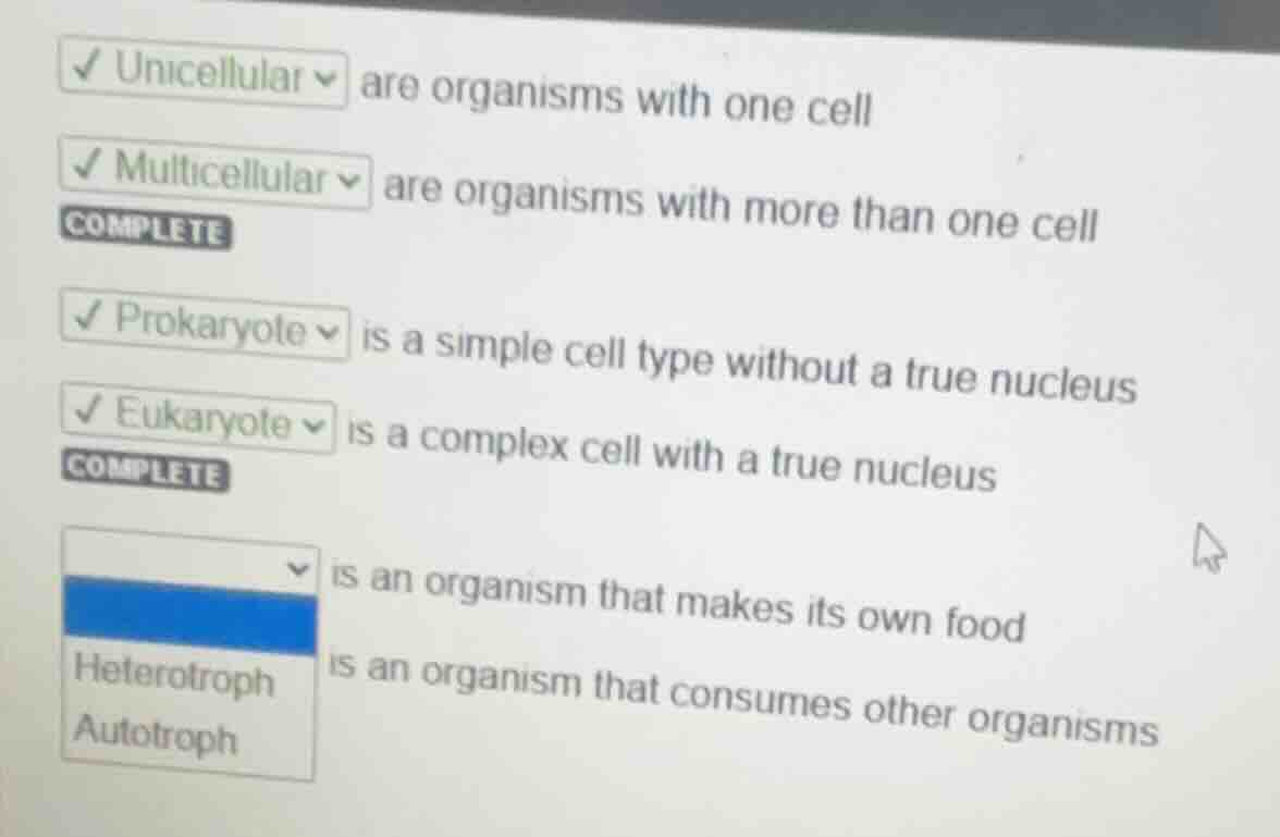 unicellular are organisms with one cell multicellular are organisms wit…