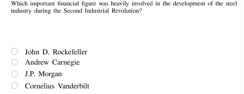 which important financial figure was heavily involved in the developmen…