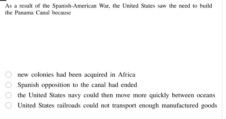 as a result of the spanish - american war, the united states saw the ne…