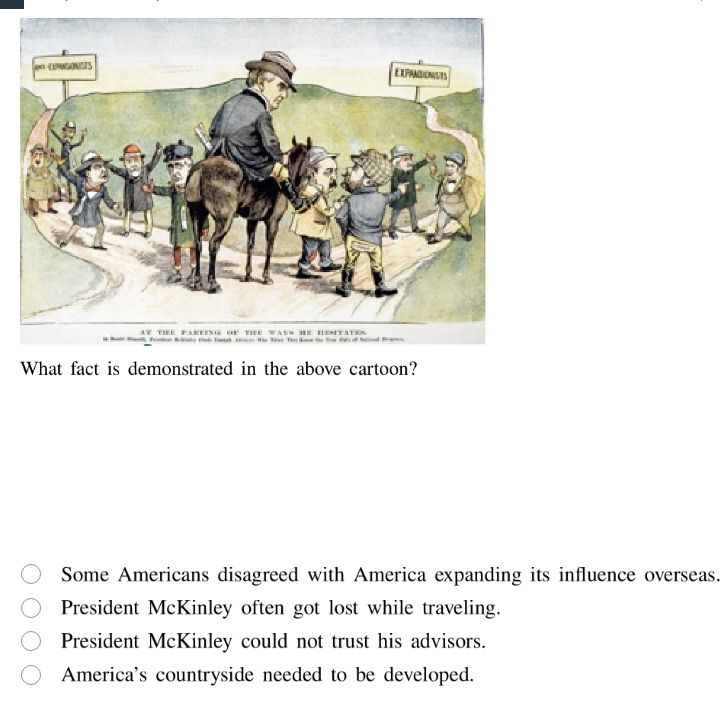 what fact is demonstrated in the above cartoon? some americans disagree…
