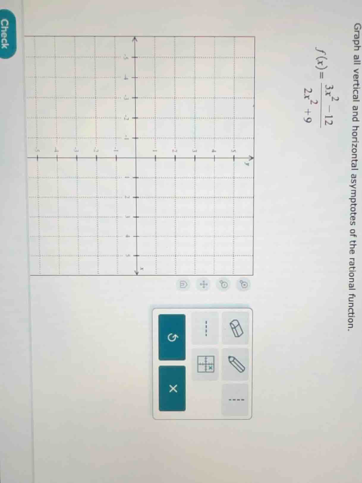 graph all vertical and horizontal asymptotes of the rational function. …