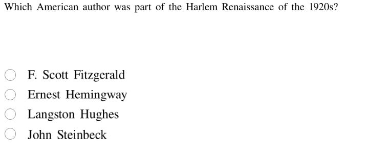 which american author was part of the harlem renaissance of the 1920s? …
