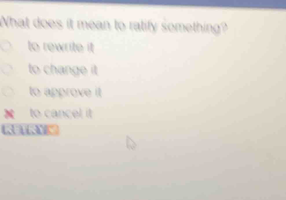 what does it mean to nullify something? to rewrite it to change it to a…