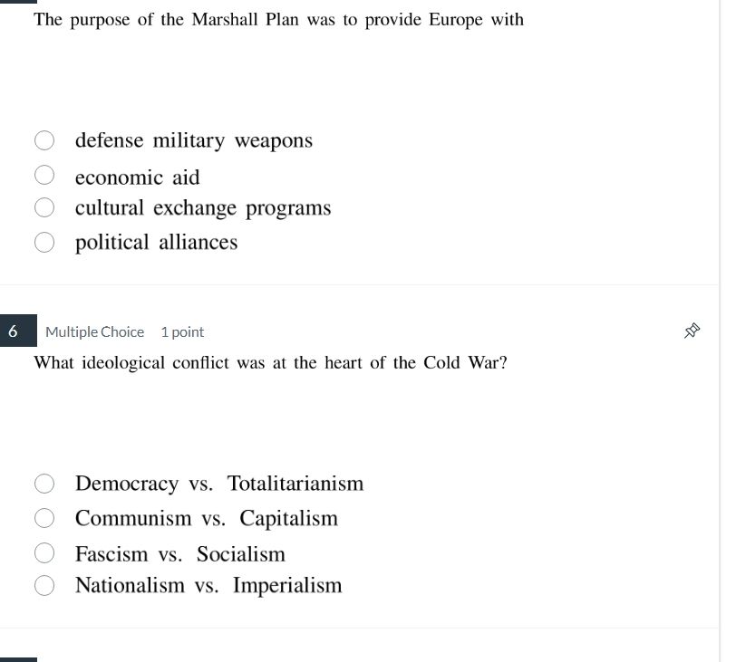 the purpose of the marshall plan was to provide europe with defense mil…