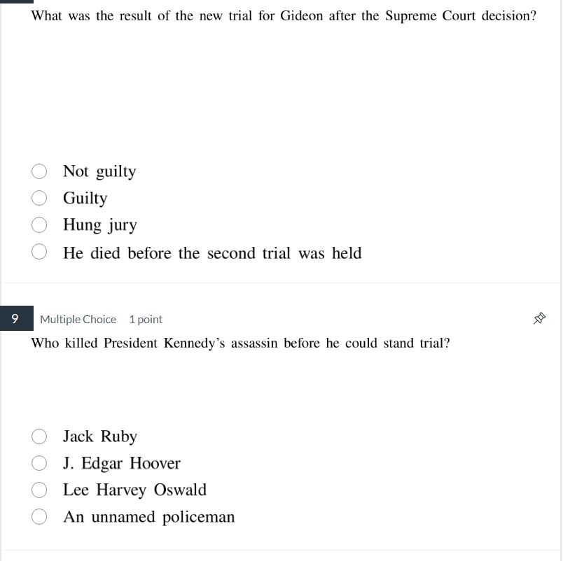 what was the result of the new trial for gideon after the supreme court…